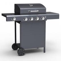 Embermann Grill Master 4 Burner Barbecue with Side Burner