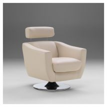 Fauteuil - AGATHA Fauteuil têtière relevable 100% Cuir