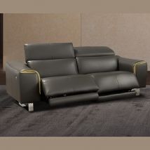 Canapé relaxation - ANASTASIA 100% Cuir avec relaxation électrique