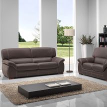 Salon 3+2 - ANGELO Salon 3+2 100% Cuir Buffle ou Vachette