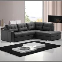 Canapé - BANDOL Angle 100% Cuir ou Microfibre