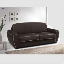 Canapé convertible - CLUB convertible Microfibre ou cuir système expresss FAST'BED