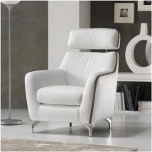 Fauteuil - GINGER Fauteuil têtière relevable 100% Cuir