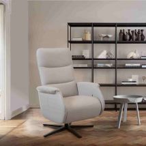 KELLY Fauteuil relaxation Tissu ou 100% Cuir