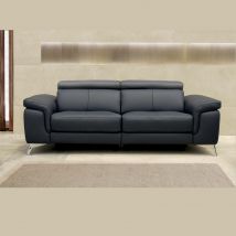 Canapé - LIVIA Canapé contemporain 100% Cuir Vachette Premium ou Excellium