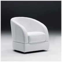 Fauteuil - MONIQUE Cabriolet Pivotant 100% Cuir
