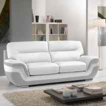 Canapé - RODRIGUE 100% Cuir Design Italien