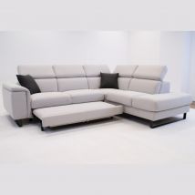 SIRICO Angle Terminal Convertible tiroir en Tissu, Micronabuck ou 100% cuir