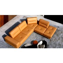 FLAMANT Angle terminal 100% Cuir Vachette Premium ou Tissu Dossiers Avance-Recule