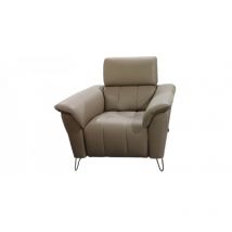 Fauteuil - Fauteuil ROSALIE 100% Cuir Vachette Premium -EN STOCK-