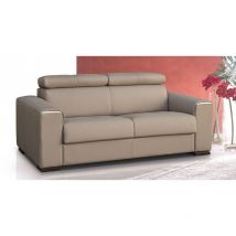 Canapé convertible - RIALTO convertible 100% Cuir système express FAST'BED