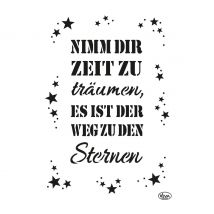 Schablone "Nimm dir Zeit"