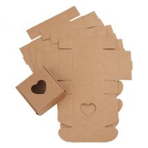 VBS Faltschachtel "Quadratisch mit Herz", 5 Stück