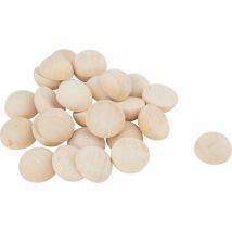 VBS Holz-Halbkugel "Ø 30 mm", 25 Stück