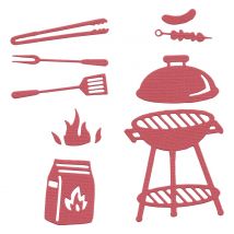 Stanzschablone "Barbecue"