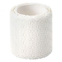 Washi-Dekor "Weiß"