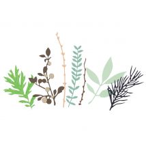 Sizzix Thinlits Stanzschablone "Hidden Leaves"