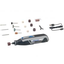 Dremel 7760 Lite, 15 tlg. Zubehör, Akku-Multitool, USB-Kabel