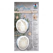 Lightboxes "Gnome & Snowflakes", 2er-Set