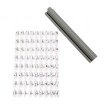Textur Stempel-Set "Buchstaben & Zahlen"