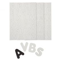 Blanko Magnet-Buchstaben