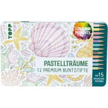 Colorful Moments Designdose mit Buntstiften - Pastellträume