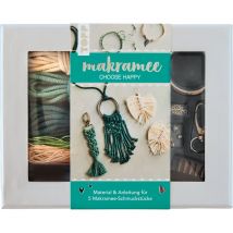 Makramee-Schmuckset "Choose Happy"
