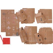 Adventskalender-Set "Lebkuchenhaus"