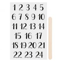 Rubbel-Sticker "Advent"