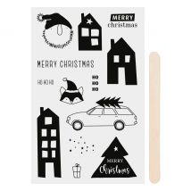 Rubbel-Sticker "Xmas"