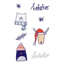 Holz-Sticker "Winterzeit"