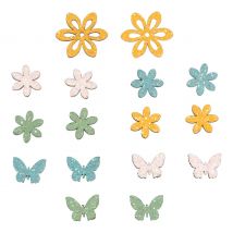 Streuteile Blume und Schmetterling "Franca"