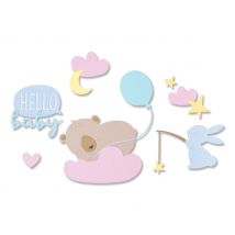 Sizzix Thinlits Stanzschablone "Hello Baby"