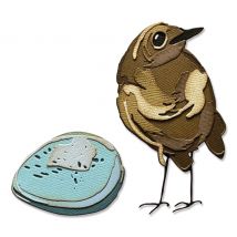 Sizzix Thinlits Stanzschablone "Bird & Egg Colorize by Tim Holtz"