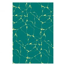 Décopatch Hot-Foil Papier "Kintsugi Türkis"