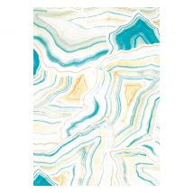 Décopatch-Papier "Marmor-Lagune"