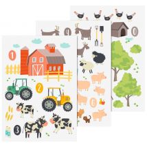 Fenster Sticker "Bauernhof"