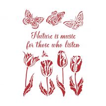 Schablone "Nature is Music..."
