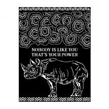 Schablone "Nashorn"