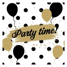 Serviette "Party Time" - 20 Stück
