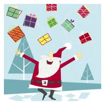 Serviette "Hurra Geschenke!" - 20 Stück