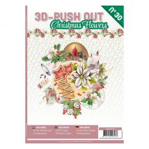 3D-Stanzbogenbuch "Christmas Flowers"