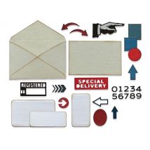 Sizzix Thinlits Stanzschablone "Postale by Tim Holtz"