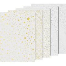 Transparentpapier-Set "Weihnachten" Gold/Silber