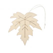 Holz-Anhänger "Ahornblatt"
