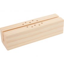 Holzständer für Trockenblumen und Dekoring