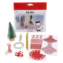 Mini Bastelset Wichteltür "Weihnachtsbaum"