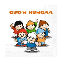 Serviette "Gud'n Hungaa"