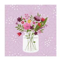 Serviette "Blumenvase"