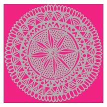 Schablone "Mandala Kreis 2", 15x15cm